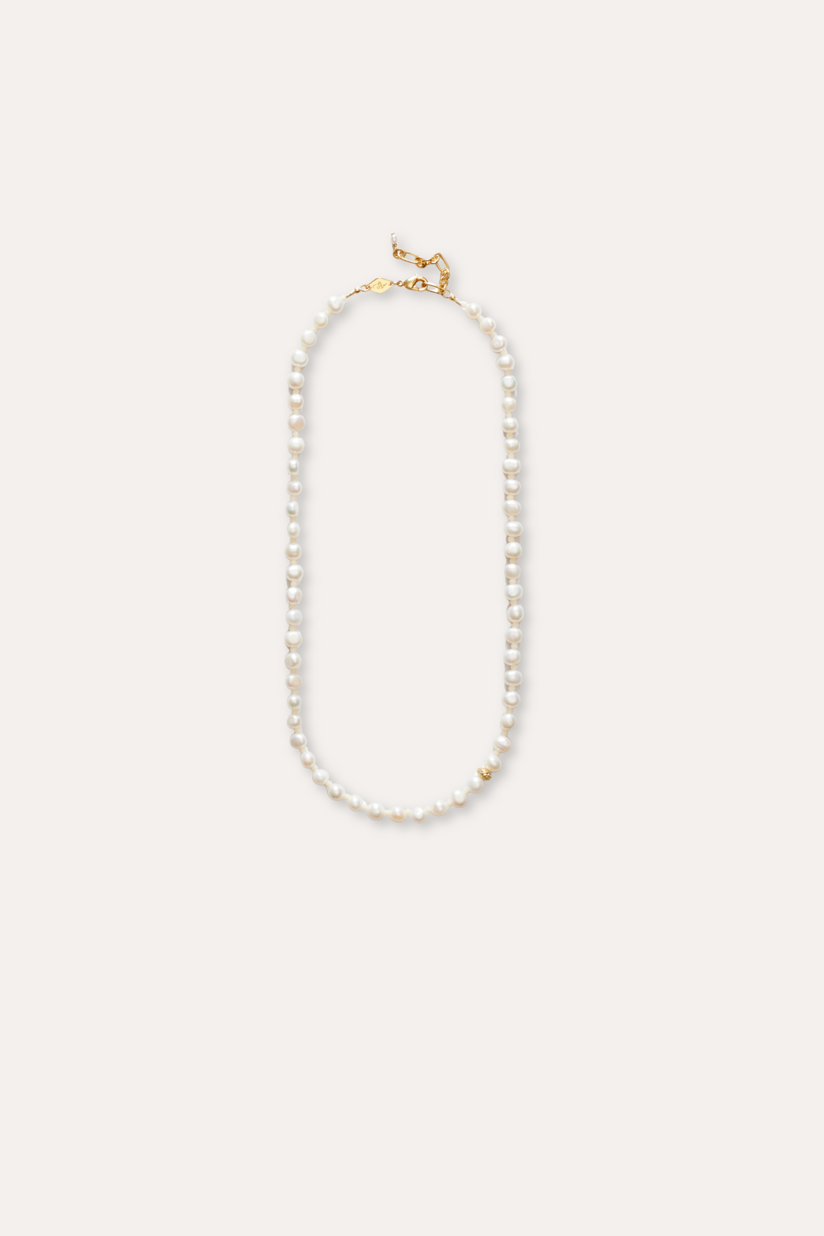 Petit Stellar Pearly Necklace - Gold