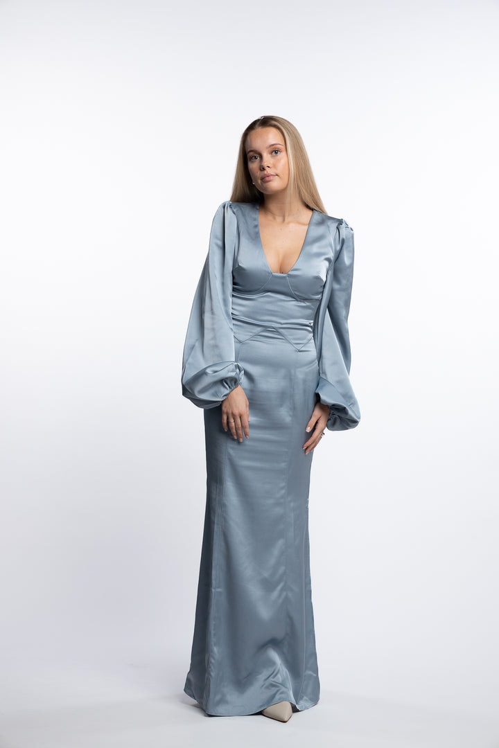 Andora Maxi Dress- Light Blue
