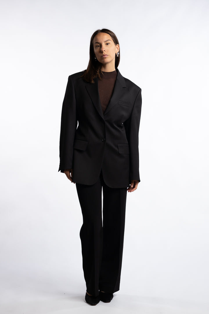 Hourglass Blazer- Black