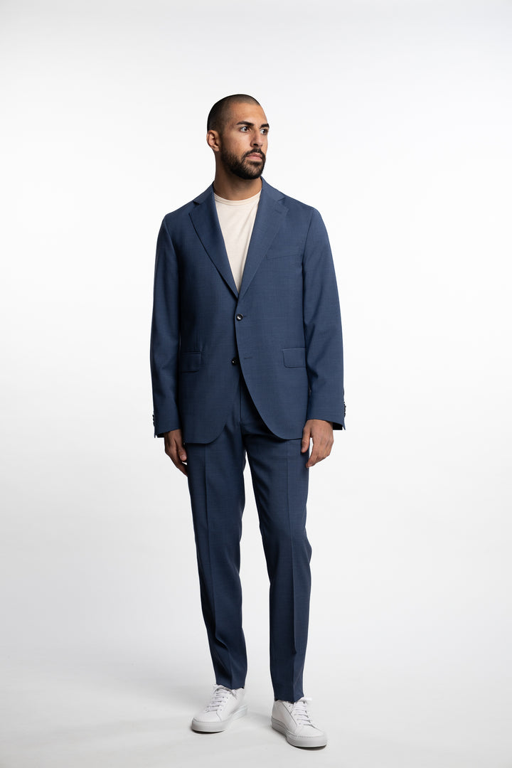 Fogerty Wool/Stretch Blazer Denim Blue