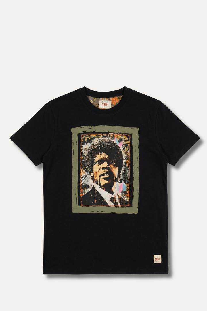 Printed Icon T-Shirt Black Samuel