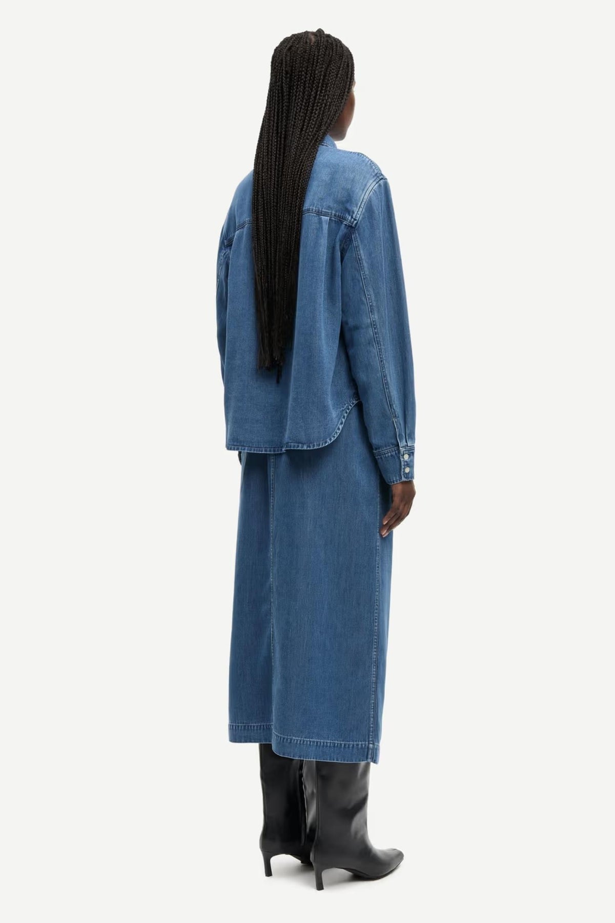 Satoves Skirt 15645 - Medium Denim Blue