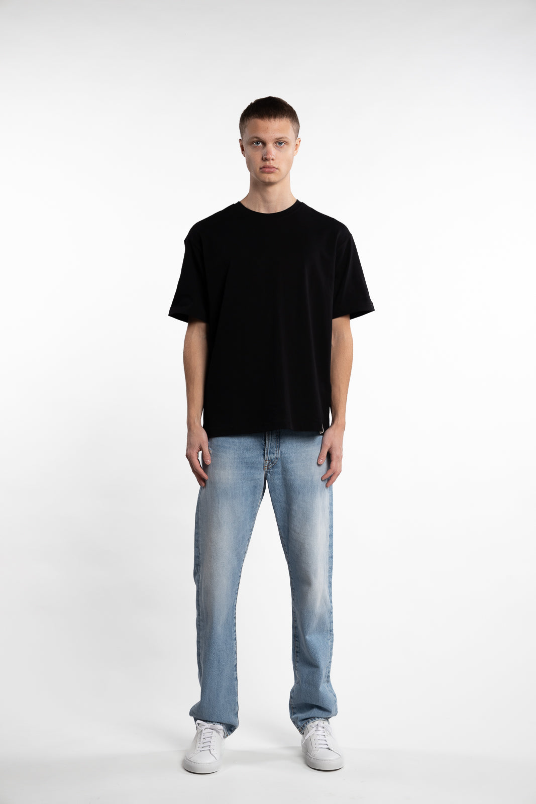 Organic Cotton Relaxed T-Shirt Black