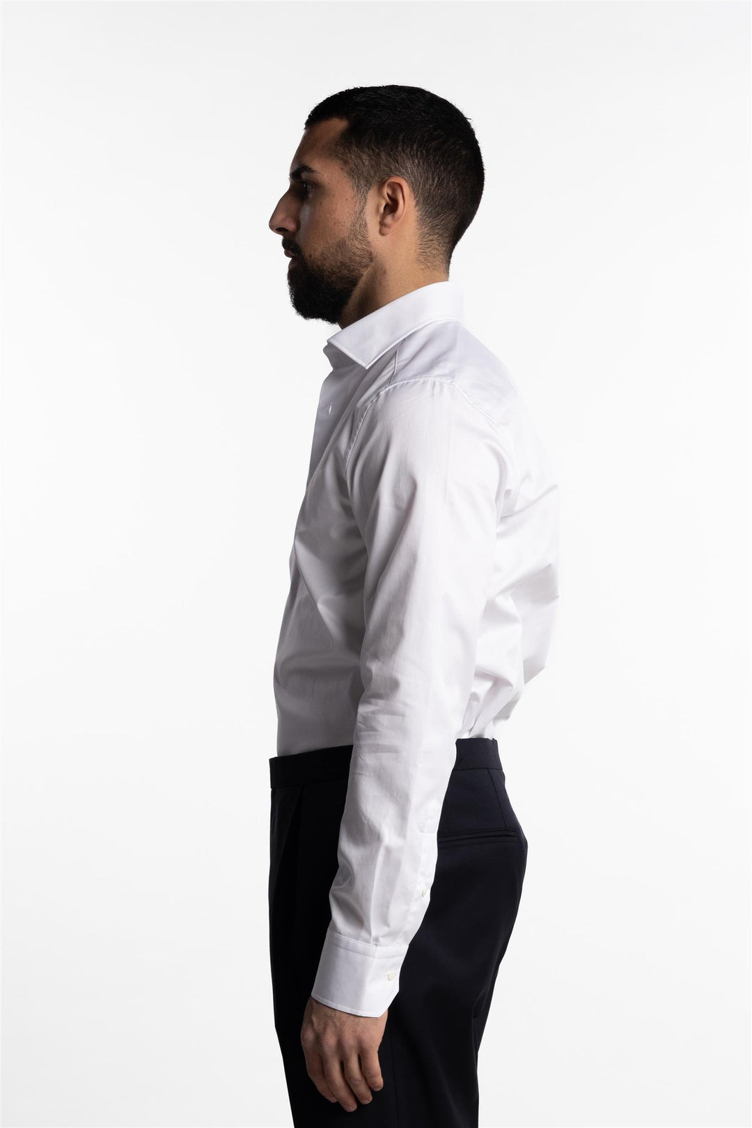 Slimline Twill Shirt White