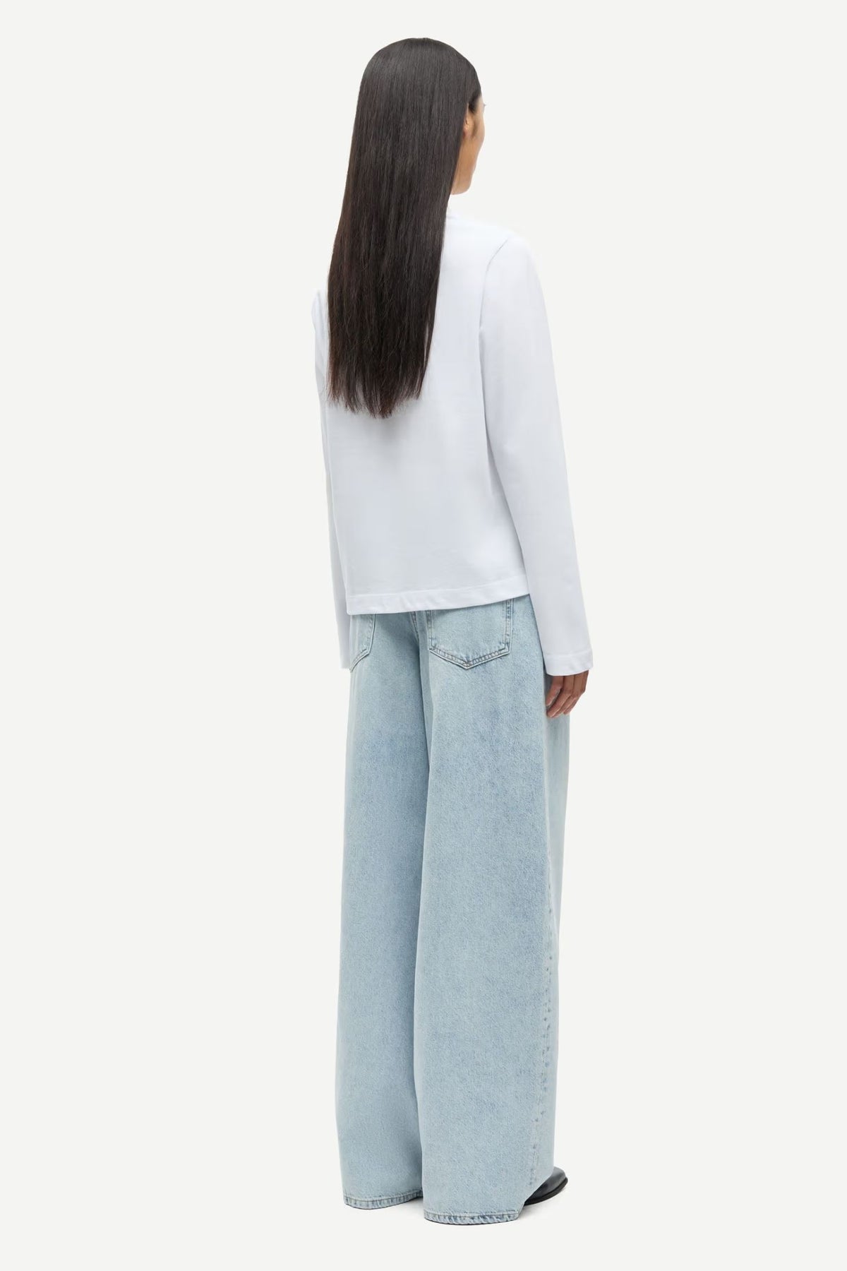 Sacamino ls t-shirt - White