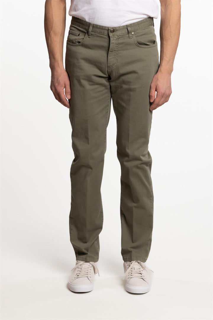 5-Pocket Cotton/Stretch Pant Army