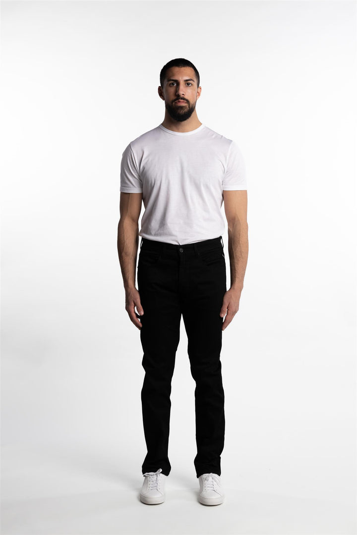 Grover Straight Fit Hyperflex Jeans Black