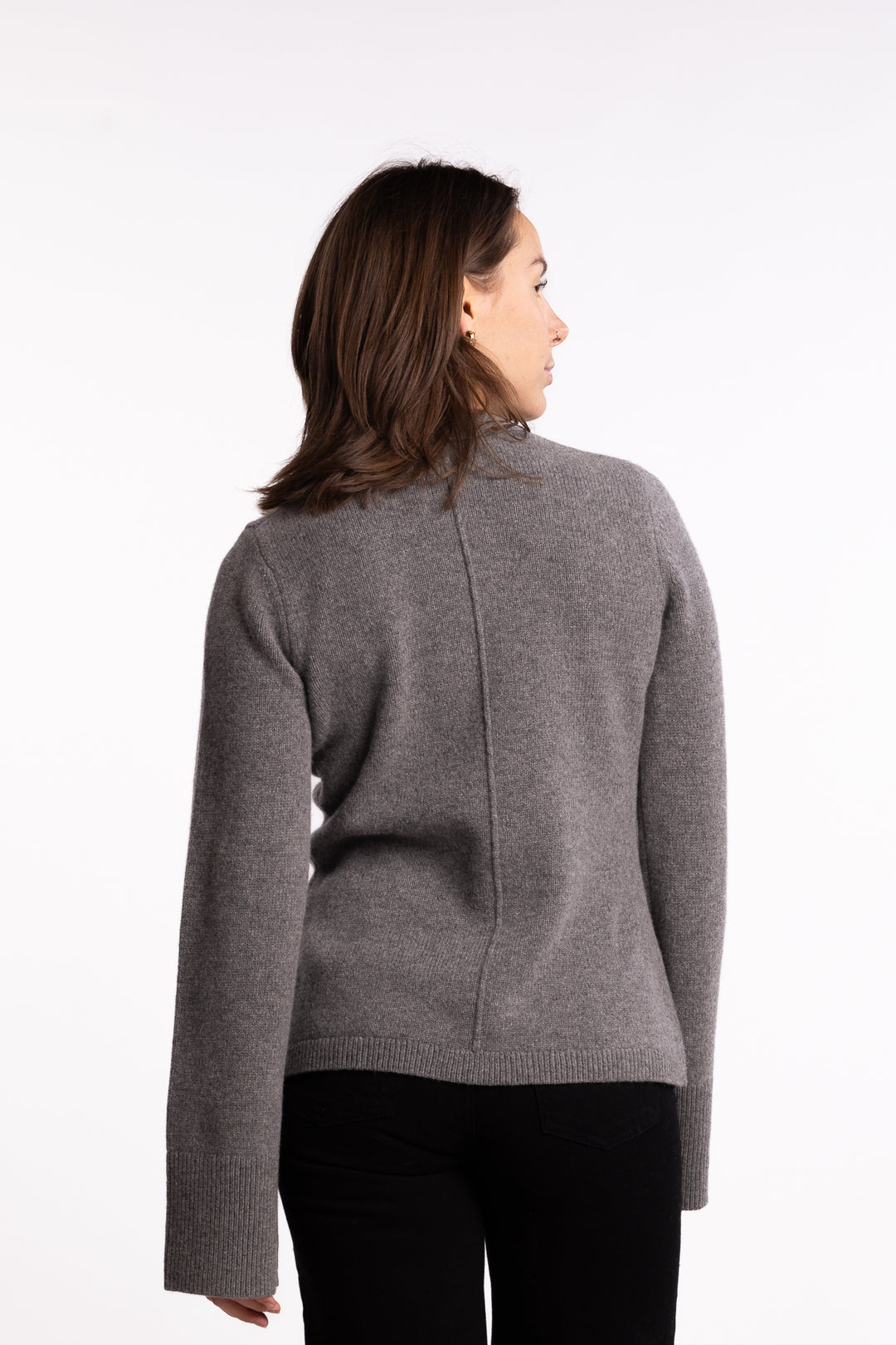 Adele Cardigan - Mid grey