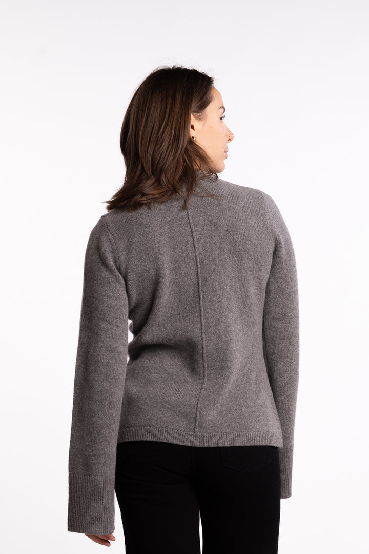 Adele Cardigan - Mid grey