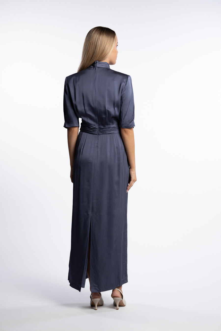 Beronia Dress- Mid Blue