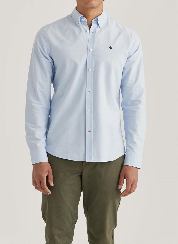 Oxford Slim Fit Button Down Shirt Light Blue