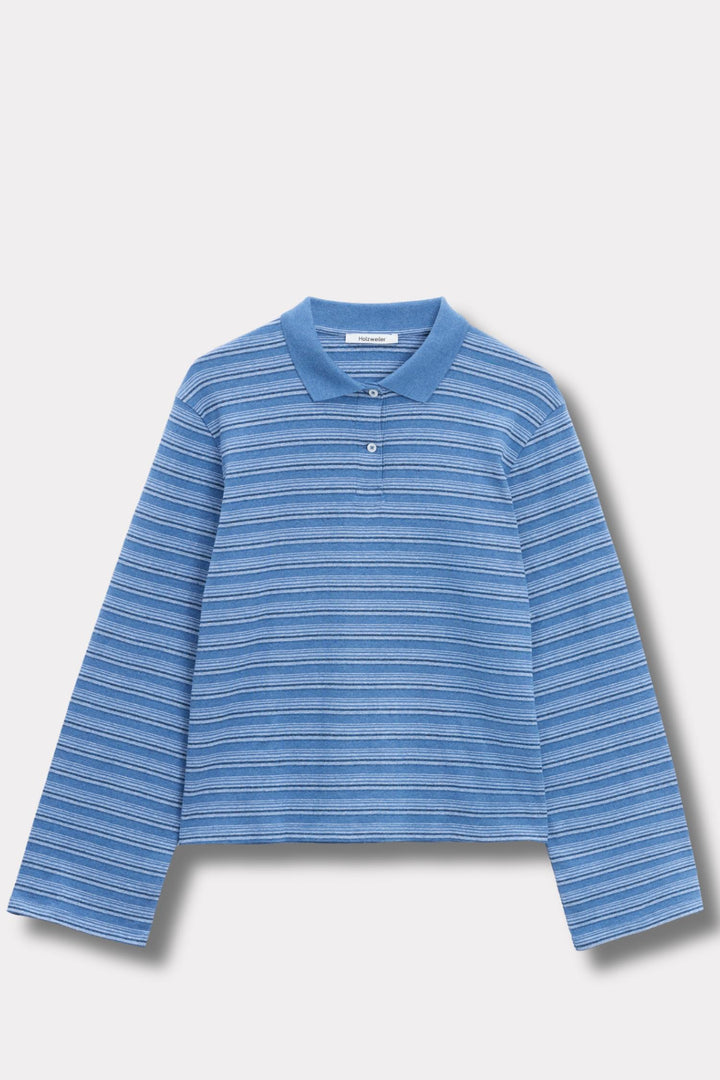 Sunny Polo- Blue Stripe