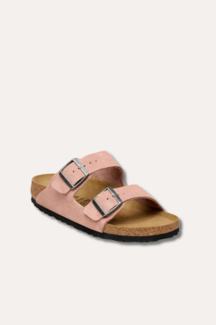 Arizona Suede Leather- Pink Clay