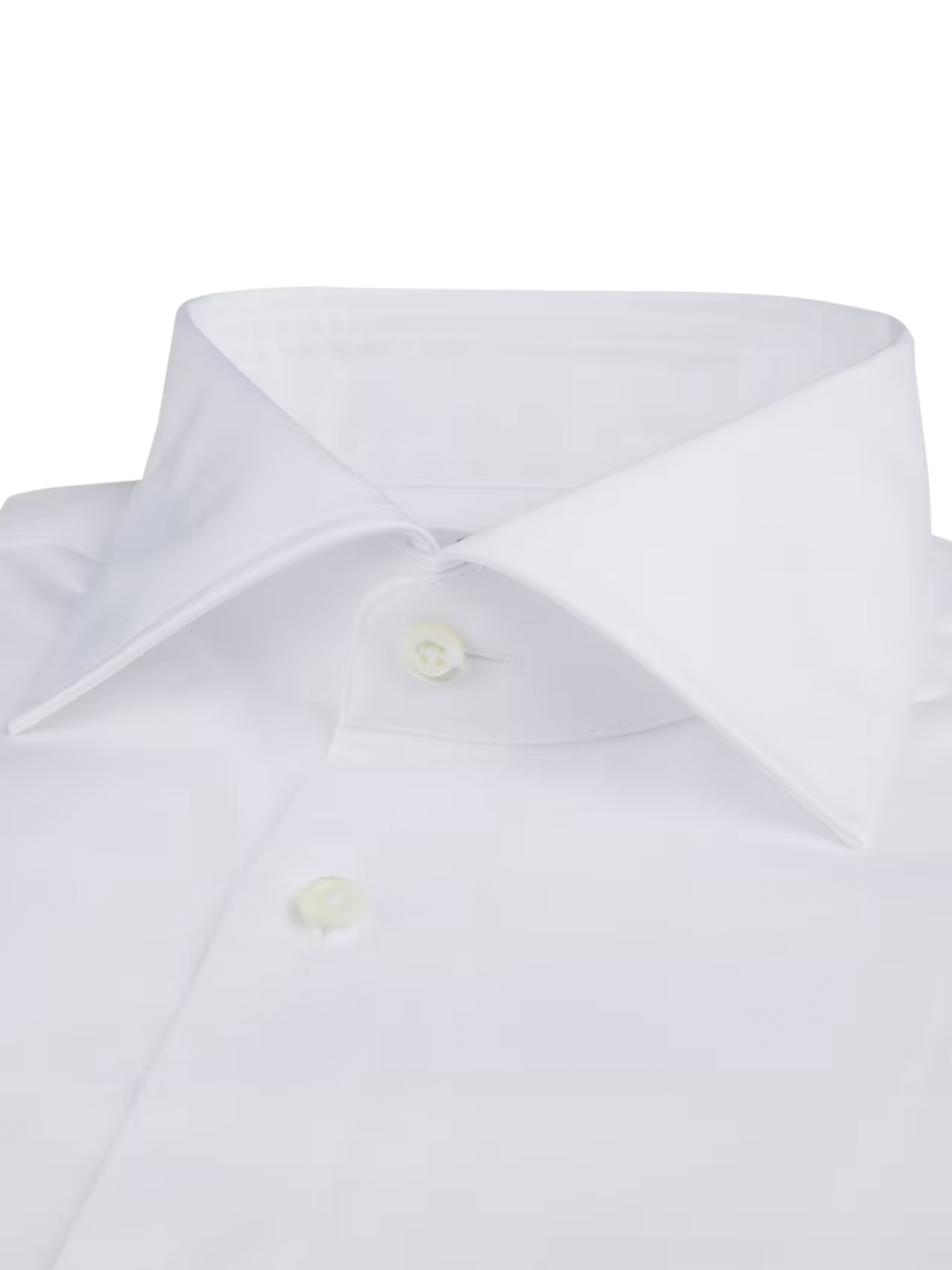 Regular Twill Shirt French Cuffs White