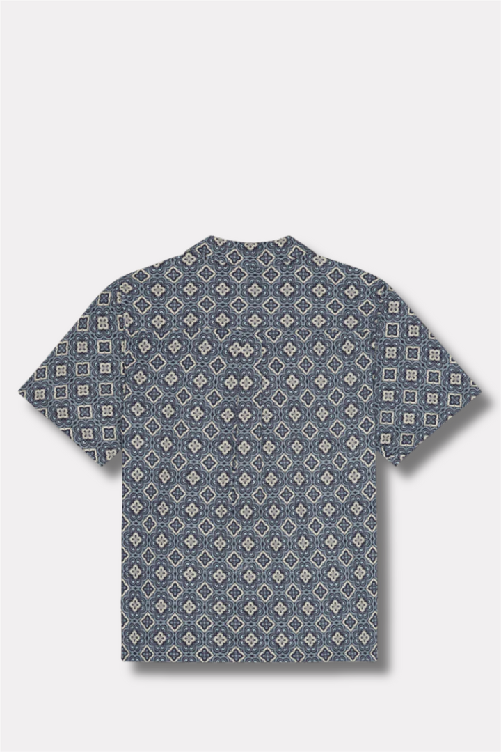 Lukas Arabesque AOP Shirt Blue Fog