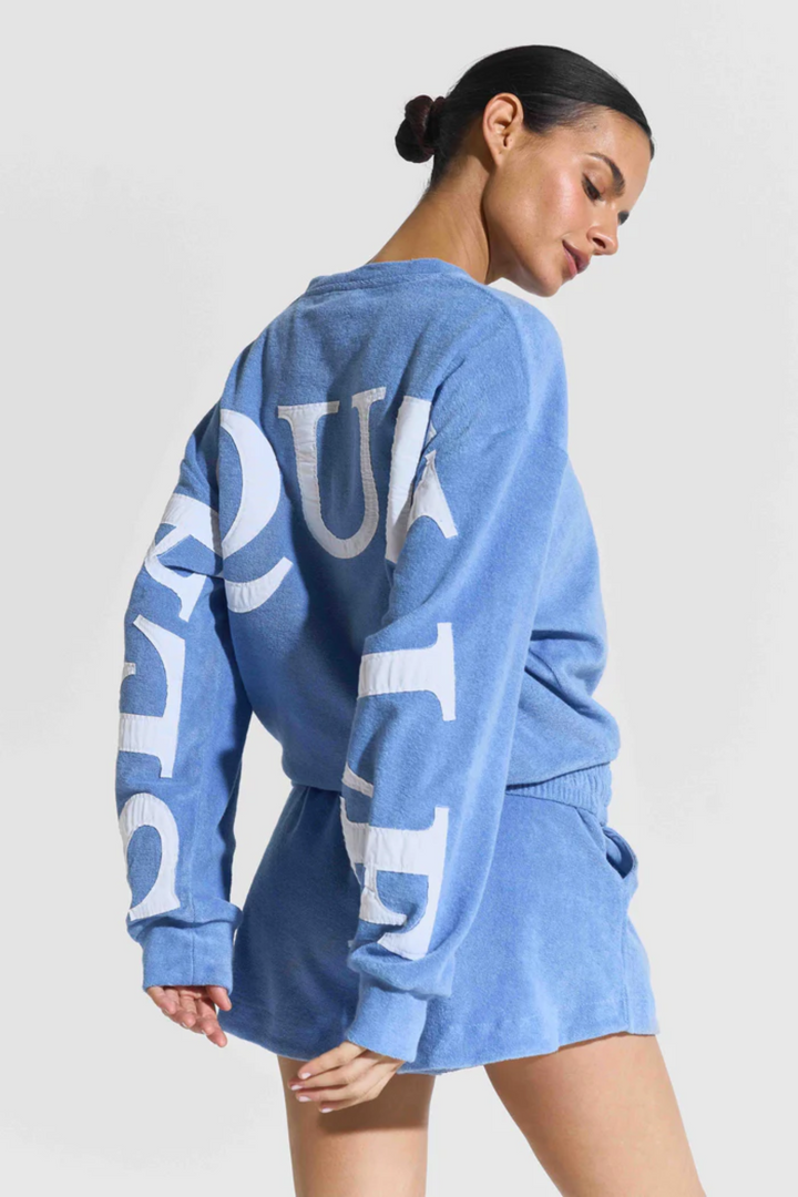 Terry logo sweat -  Sky Blue