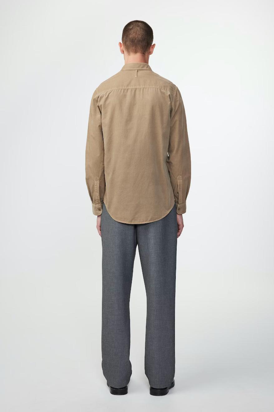 Arne BD Corduroy Shirt Shitake-Skjorter-Bogartstore