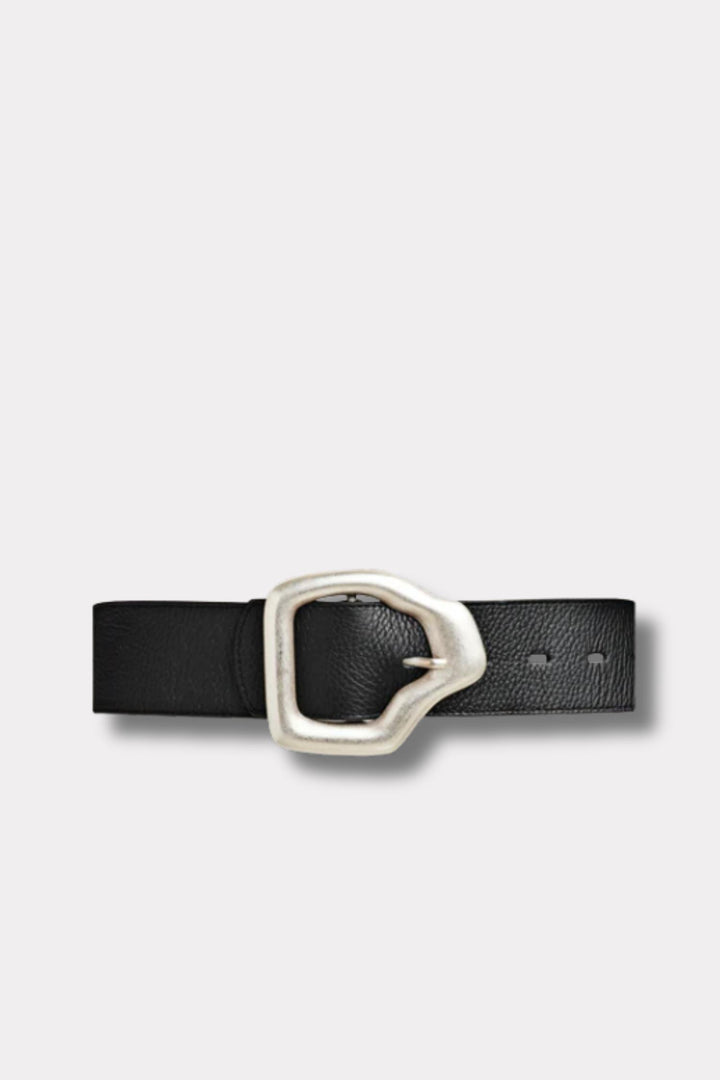 Ako Belt- Black Silver