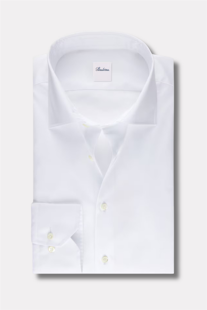 Slimline Twill Shirt White