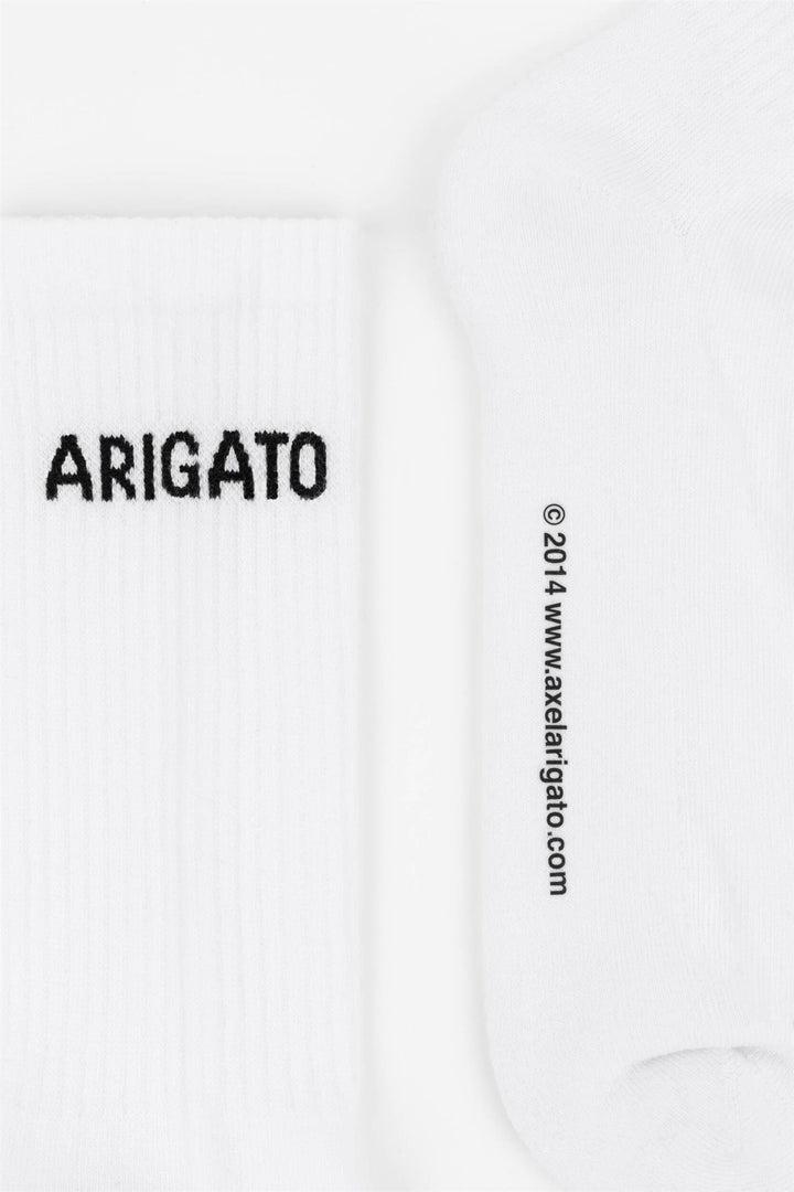 Arigato Logo Tube Socks 41-45 White