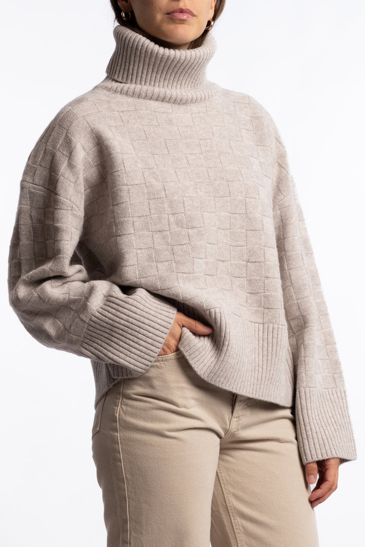 Karine Merino Sweater- Beige