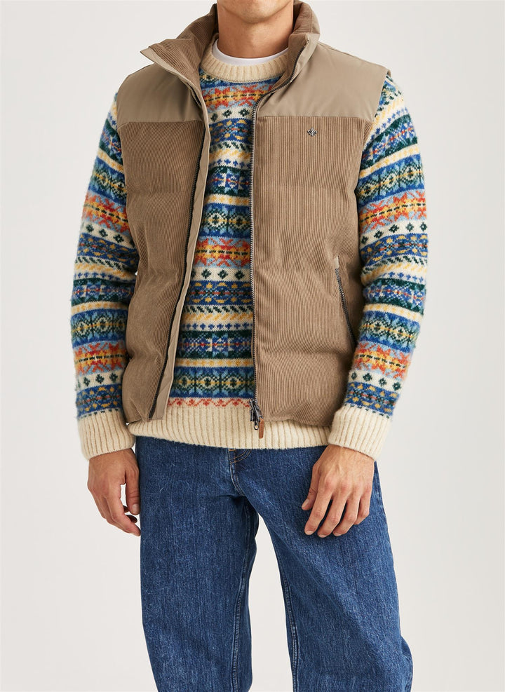 Catton Puffer Vest Khaki