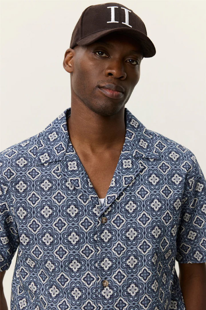 Lukas Arabesque AOP Shirt Blue Fog