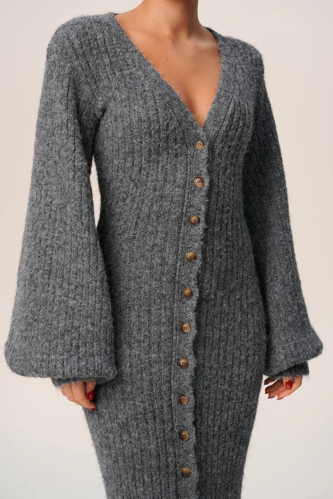 Montana Dress- Grey Melange