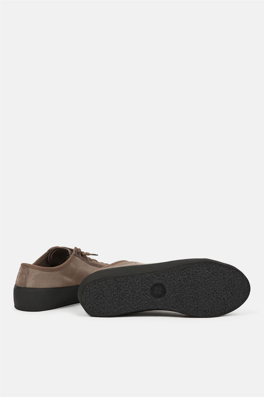 100010 Low-top Trainer With Compass Patch Brown