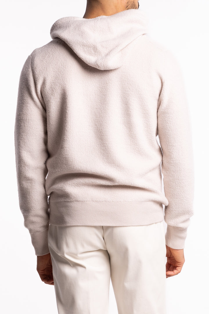 Sweater Hoodie Wool/Cashmere Cream