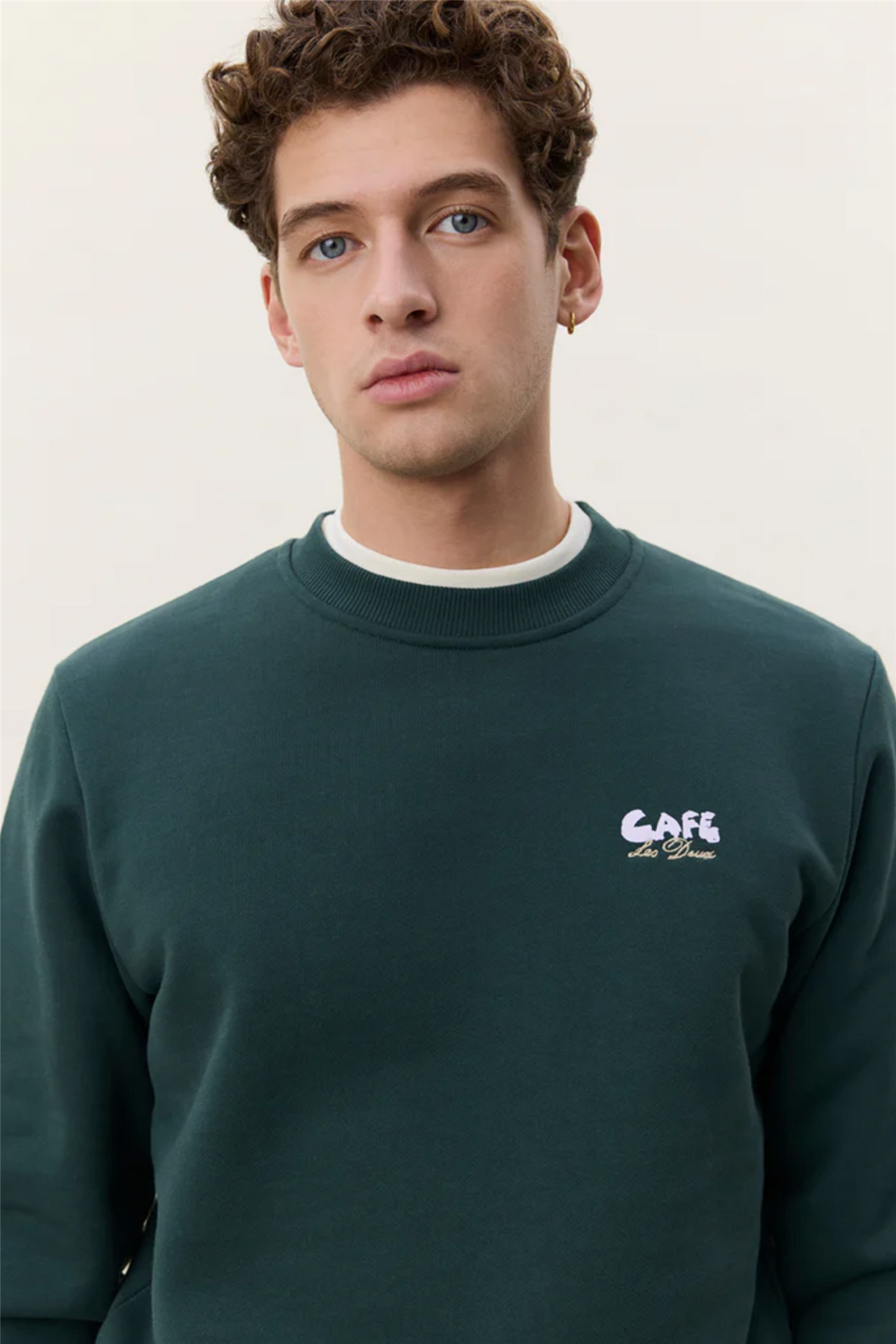 Café Sweatshirt Pine Green