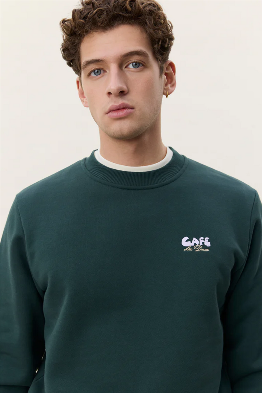 Café Sweatshirt Pine Green