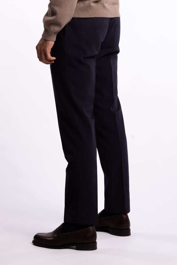 Parma Pant Brushed Cotton Navy