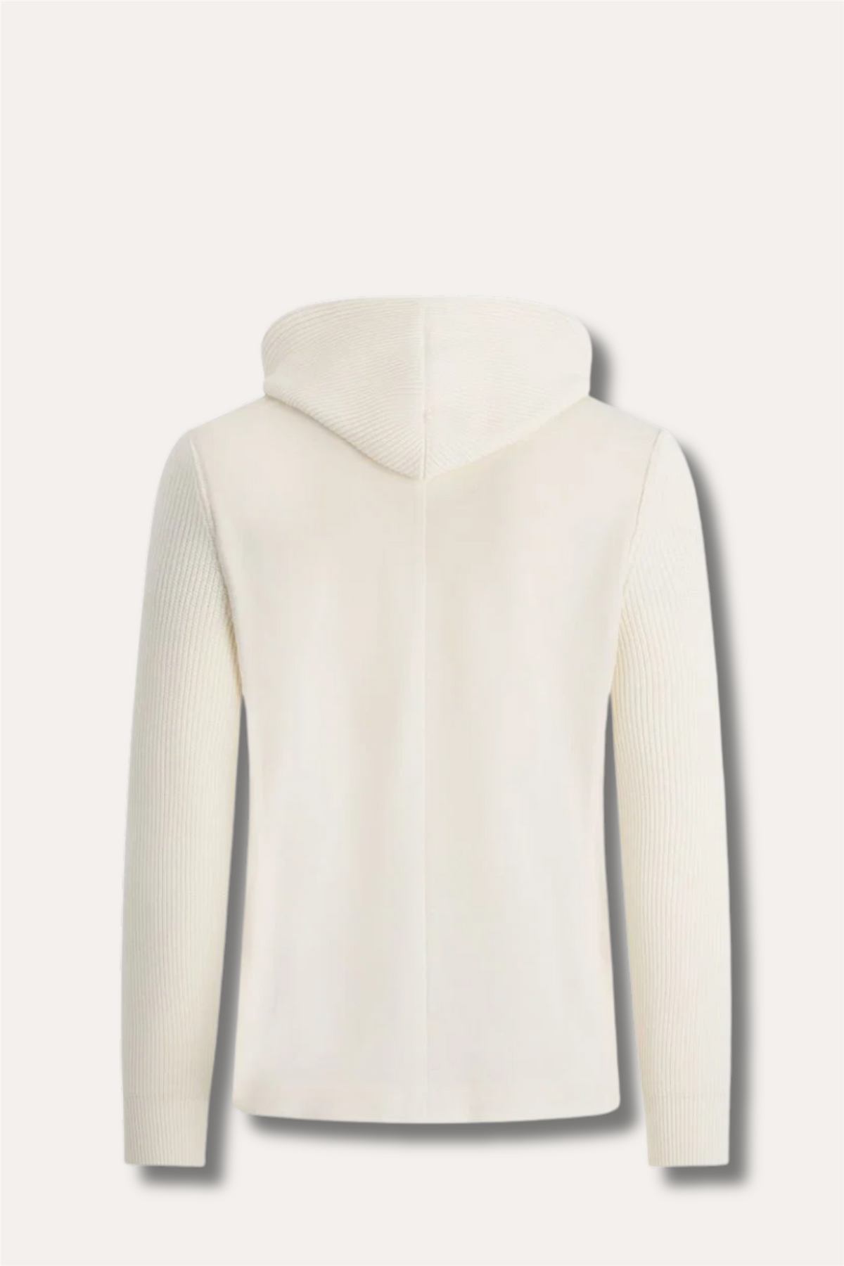 Blazer Cotton Rib With Hood Cream