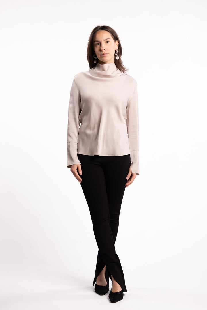 Ayumi Blouse- Greige