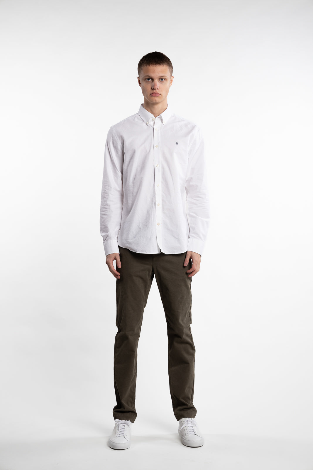 Oxford Slim Fit Button Down Shirt White