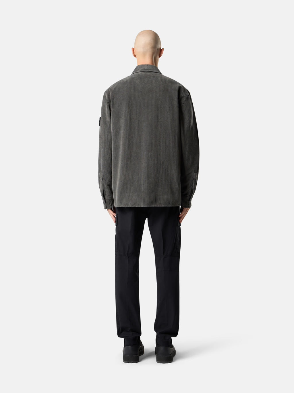 1200012 Organic Cotton Corduroy Overshirt Cement