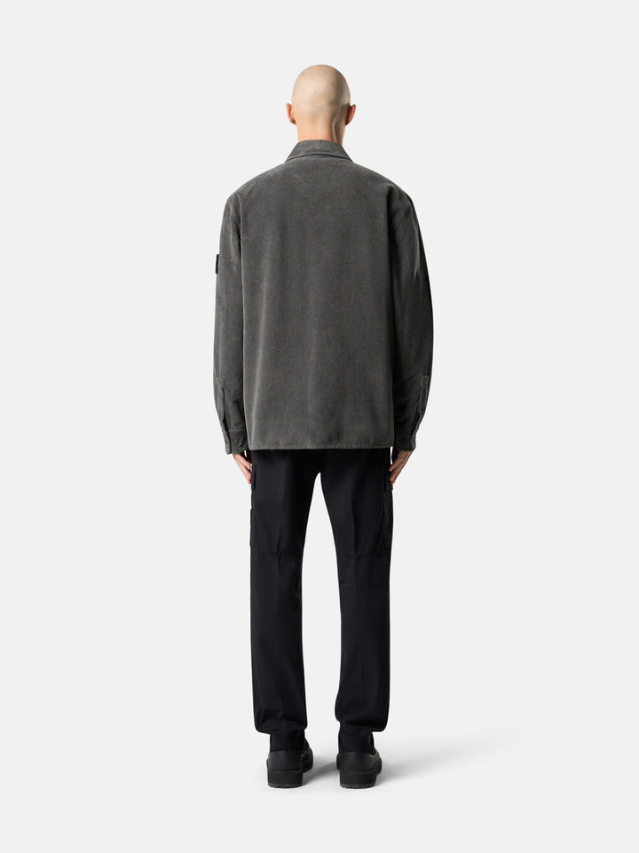 1200012 Organic Cotton Corduroy Overshirt Cement