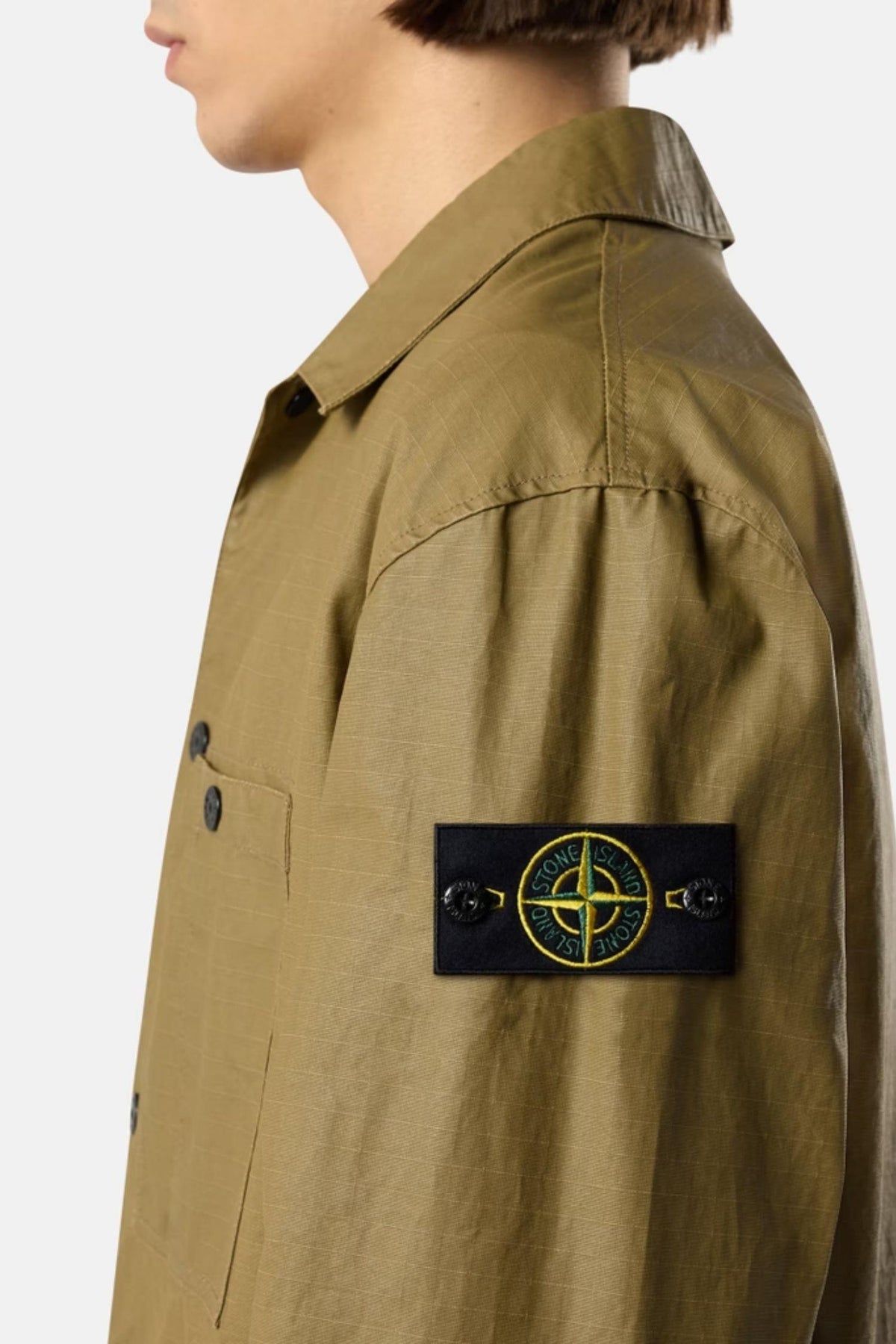 1200018 Comfort-fit Overshirt Green