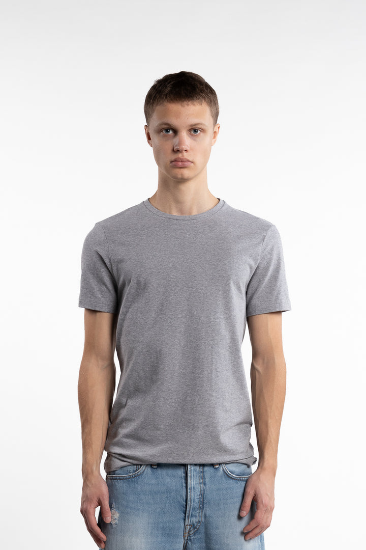 Crew Neck 2-Pack Grey Melange