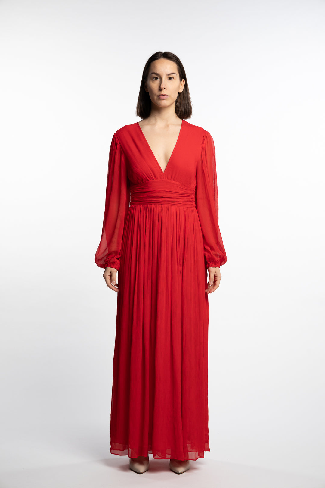 Riviera Dress - Poppy Red