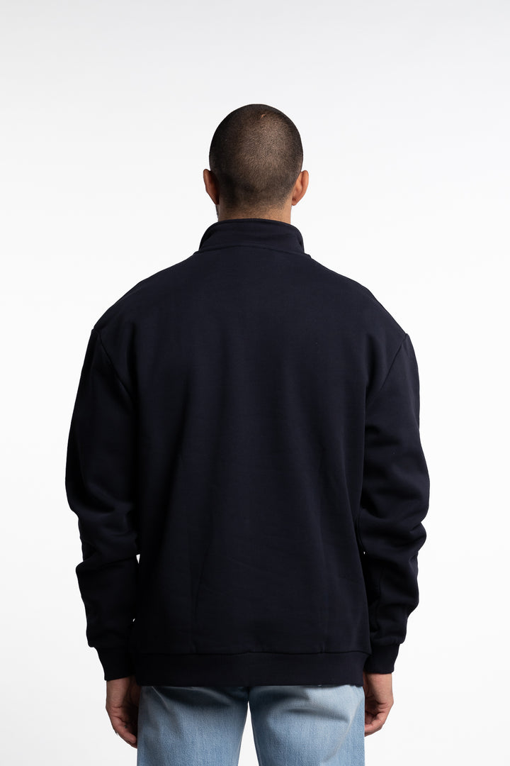 Crew Half-Zip Sweatshirt Dk. Navy