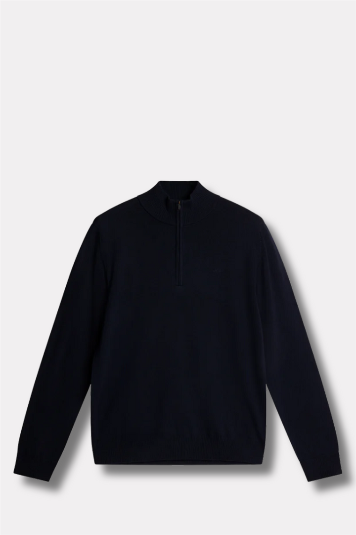 Kiyan Merino Quarter Zip JL Navy