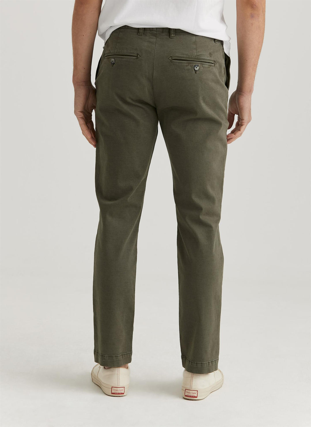Jeffrey Brushed Slim Fit Chino Olive