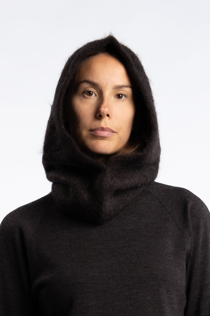 Kajsa Chunky Balaclava- Dark Brown