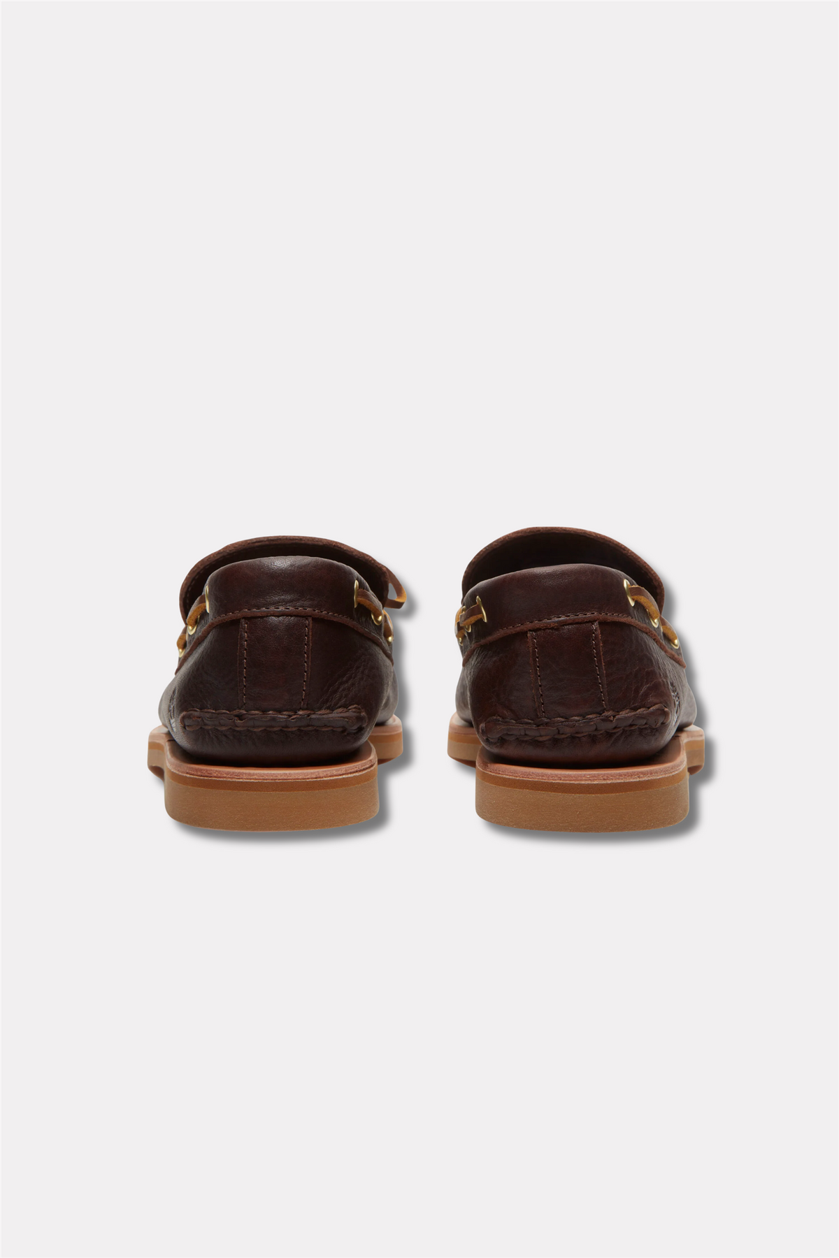 Crafted Boat Shoe Dark Brown Full Grain