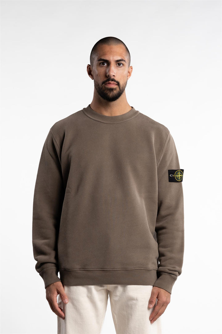 Fleece Sweatshirt Brown