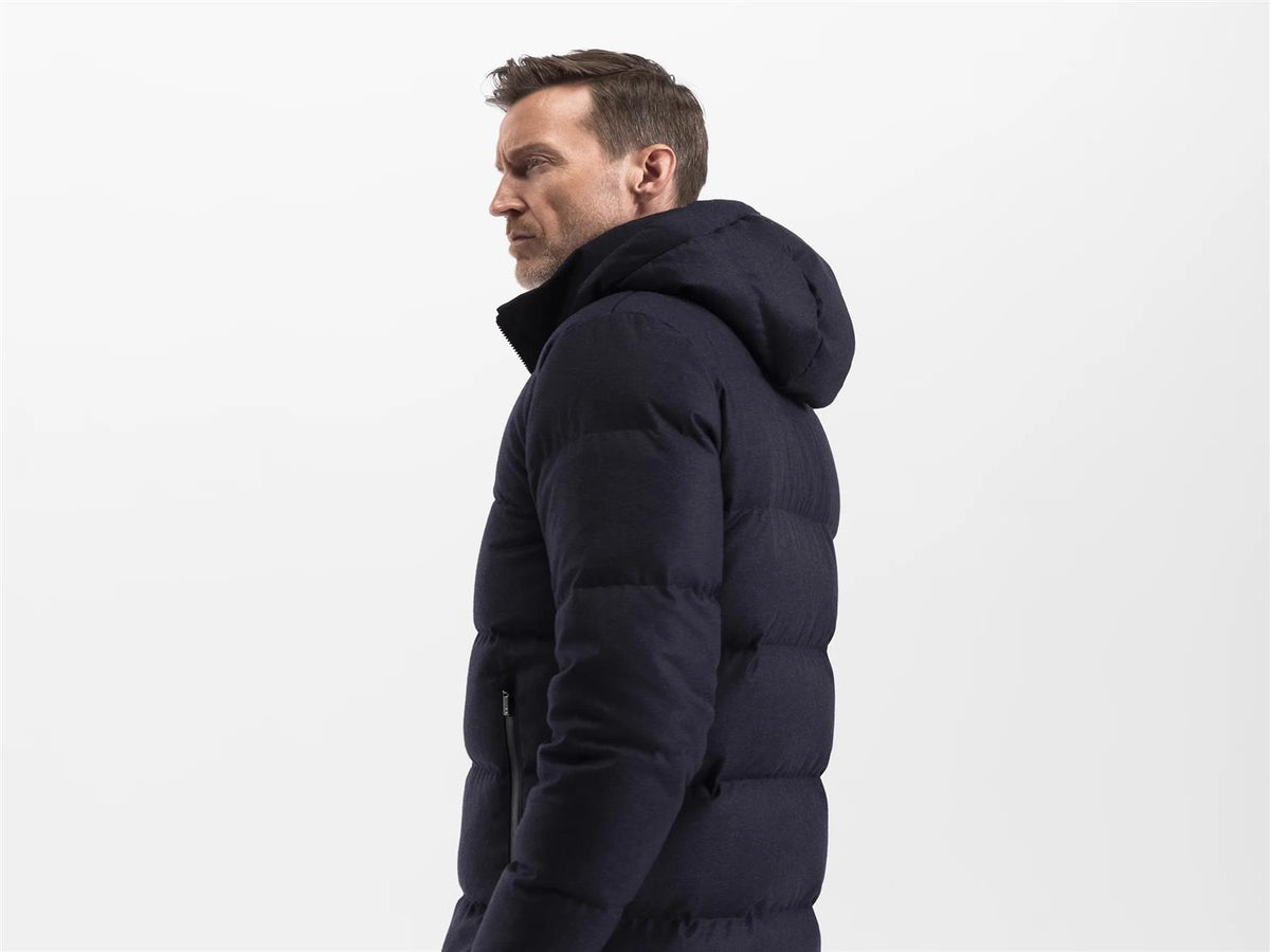 Concord™ Savile Parka Navy Melange Wool