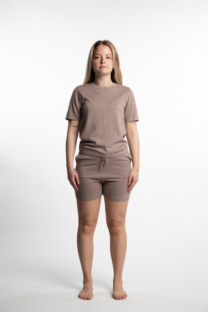 Cleo Cotton Cashmere - Taupe Brown