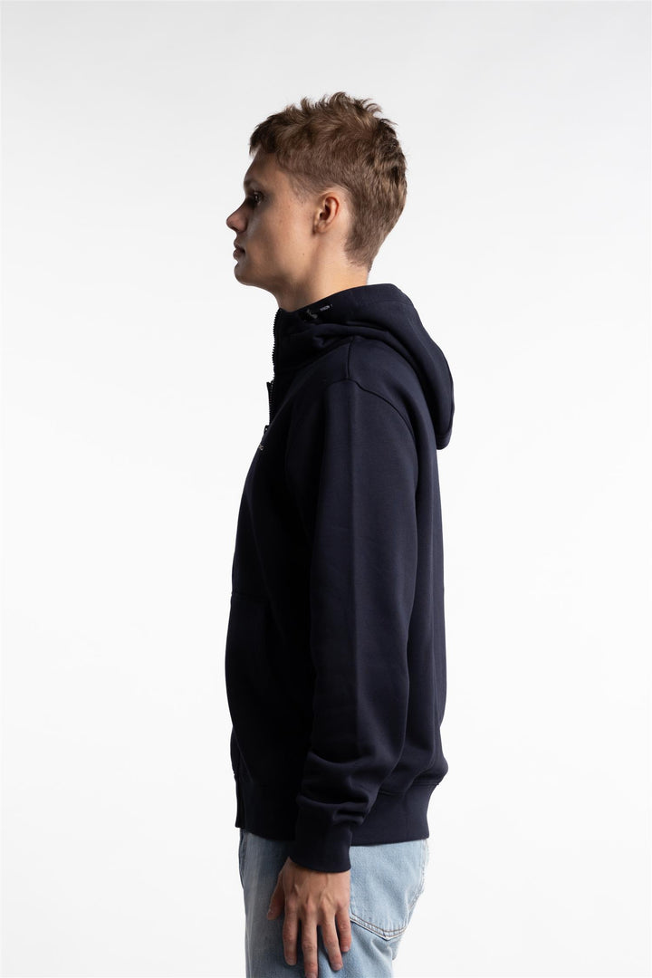 Bowman Logo Zip Hood Dark Navy